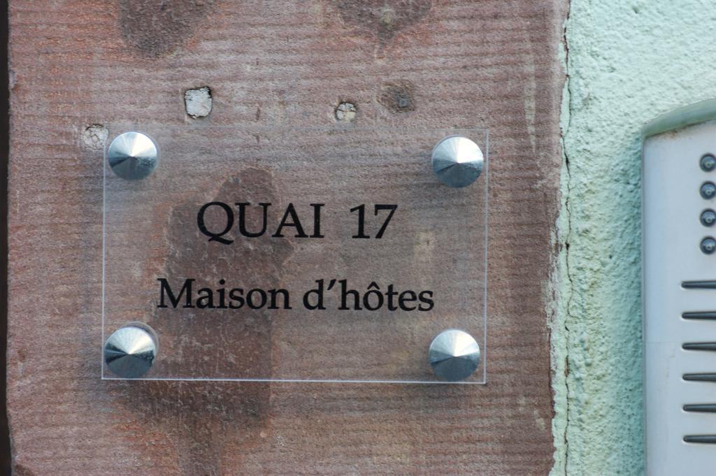 Quai 17 Maison D'Hotes Strasbourg Exteriör bild